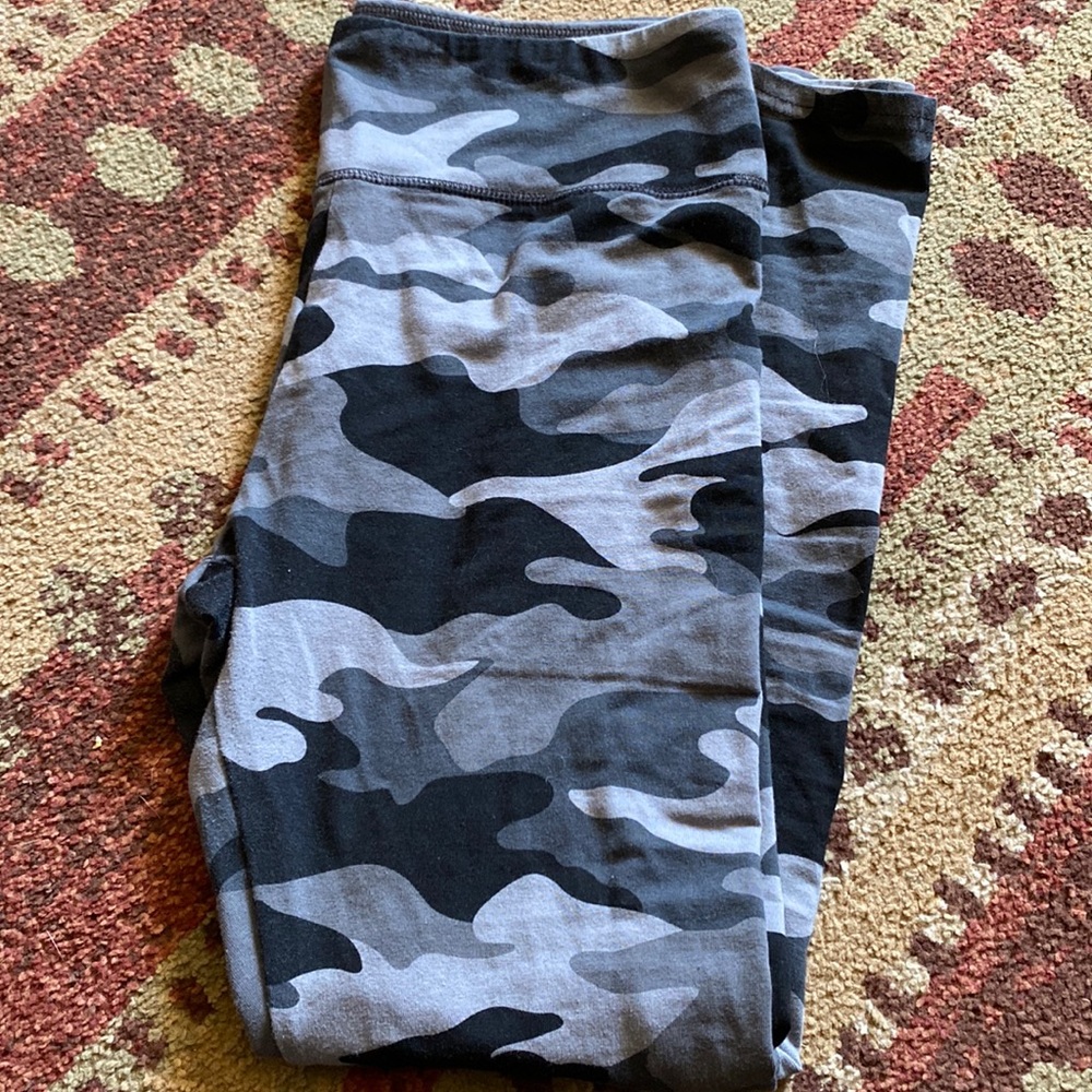 Black Camo leggings.